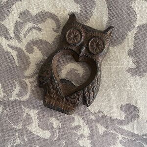 Rustic Cast Iron Owl Bottle Opener